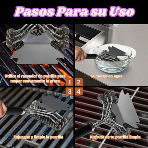 Cepillo Limpia Parrilla XL Stelen-3