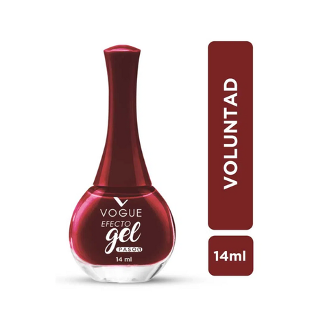 Esmalte de Uñas Vogue Efecto Gel Voluntad 14 ml.-0