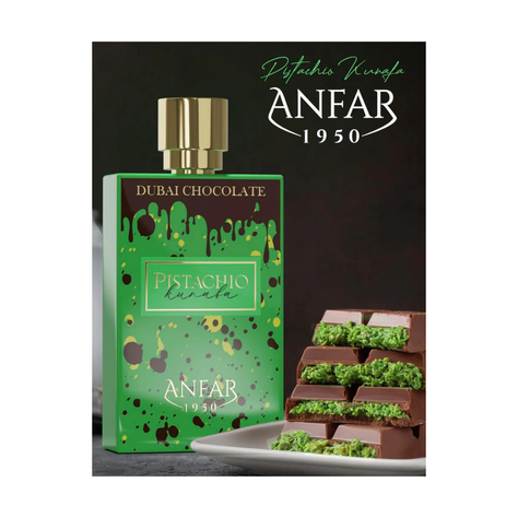 Perfume Anfar Pistachio Kunafa Dubai Chocolate Extrait de Parfum 80 ml-1