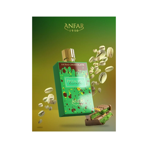 Perfume Anfar Pistachio Kunafa Dubai Chocolate Extrait de Parfum 80 ml-2
