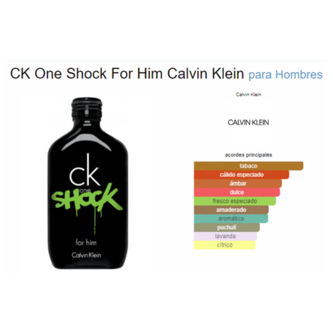 Perfume CK One Shock For Him 100ML EDT Hombre Calvin Klein-1