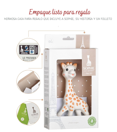 Sophie La Girafe Jirafa Sophie Mordedor Dentición Bebes-3