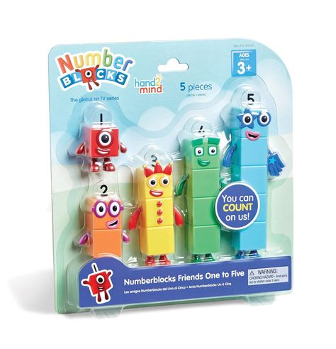 Numberblocks Figuras del 1 al 5 Educativo Original Hand2Mind-0