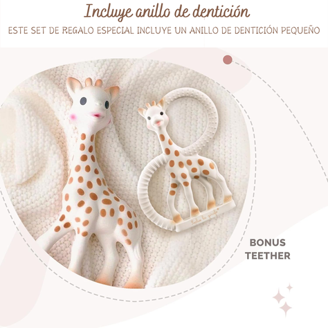 Set Sophie La Girafe: Sophie + Mordedor - Regalo Recién Nacido-4