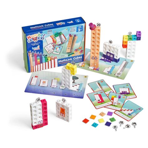 Numberblocks Set Cubos Educativos Matemáticas 11-20, 290 Pzs-0