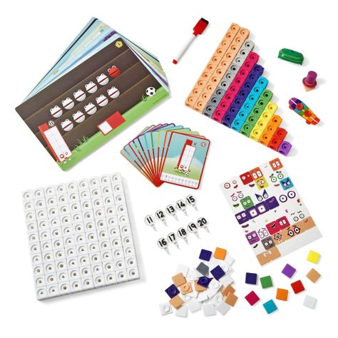 Numberblocks Set Cubos Educativos Matemáticas 11-20, 290 Pzs-2