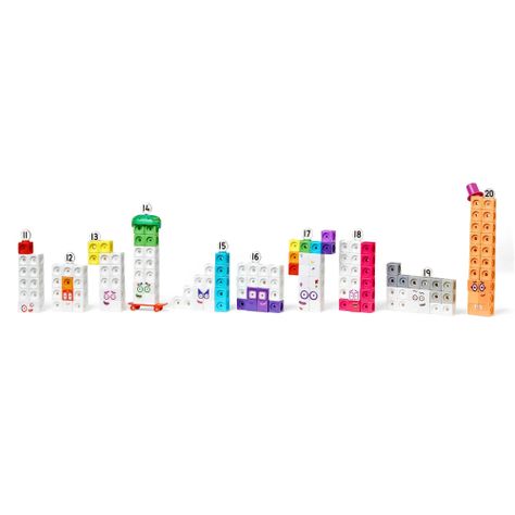 Numberblocks Set Cubos Educativos Matemáticas 11-20, 290 Pzs-5