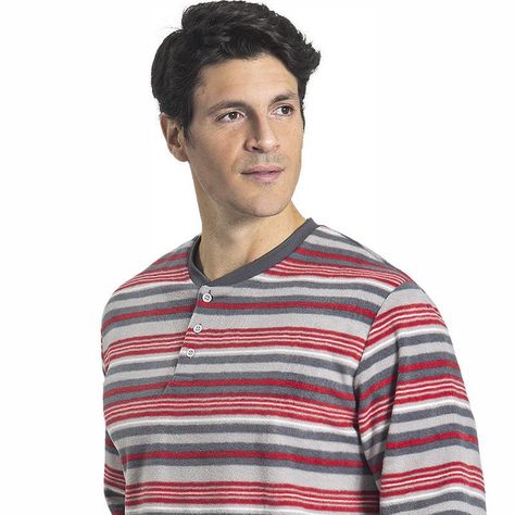 Pijama micropolar gris Art 312045-1