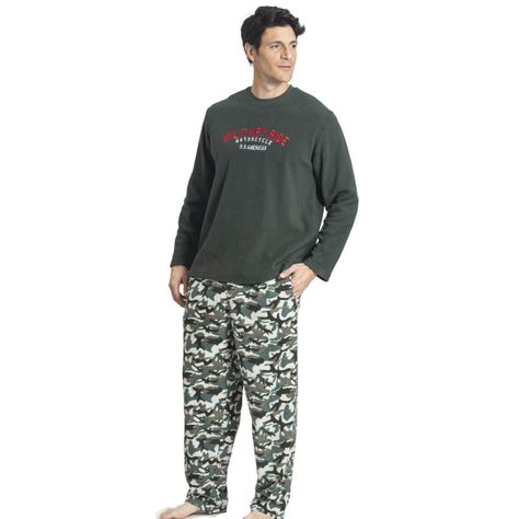 Pijama Mon Amour micropolar 312046 Verde-0