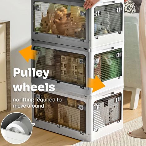 Caja Organizadora Apilable Y Plegable Mediana-5