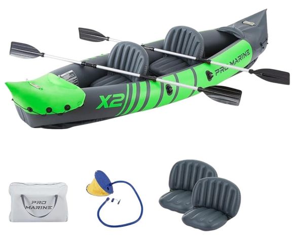 KAYAK PROMARINE PARA 2 PERSONAS GRIS-VERDE-0