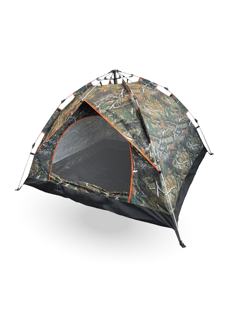 Carpa Autoarmable con doble puerta diseño camuflaje-0