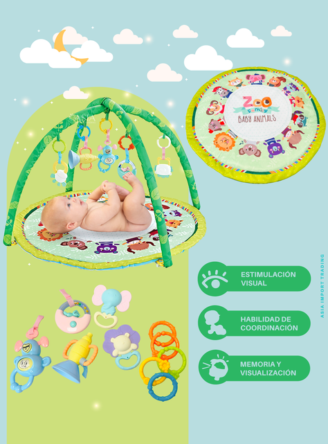 Centro Actividades Baby Zoo con 2 Arcos-1