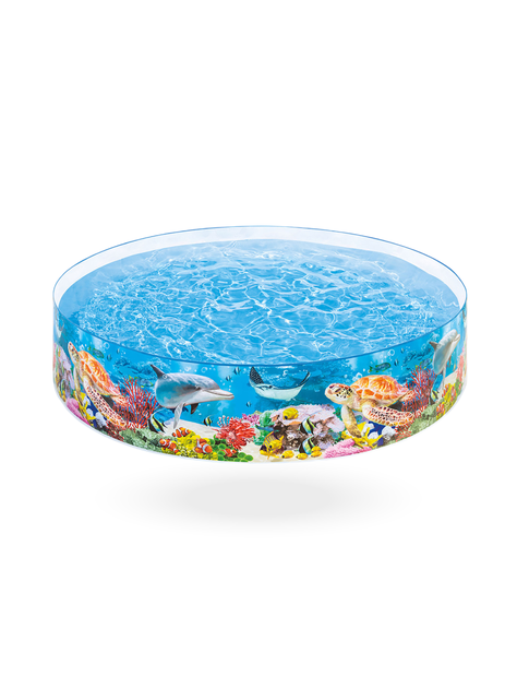 Piscina para niños Intex Deep Blue Sea Snapset 2,44 x 0,46m 2040 Lt-0