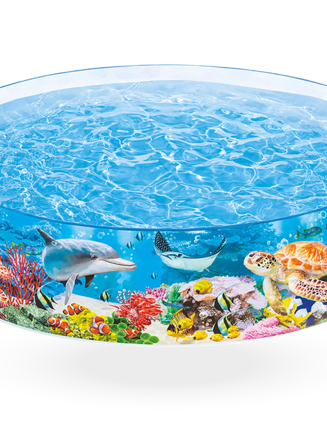 Piscina para niños Intex Deep Blue Sea Snapset 2,44 x 0,46m 2040 Lt-2