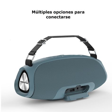 Parlante Portátil BoomBox Hopestar H-43 Negro-2