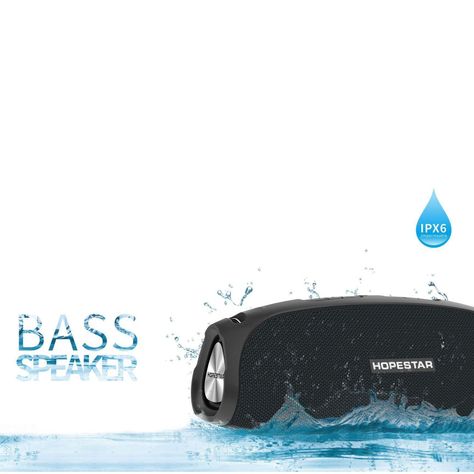 Parlante Portátil BoomBox Hopestar H-43 Negro-3