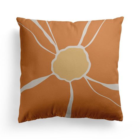  Funda Cojin Boho Retro Poliéster 45x45cm Flor-0