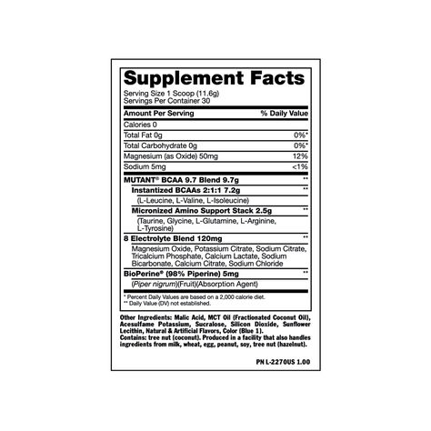 BCAA MUTANT 9.7 - 30 SERVICIOS - SANDÍA-1