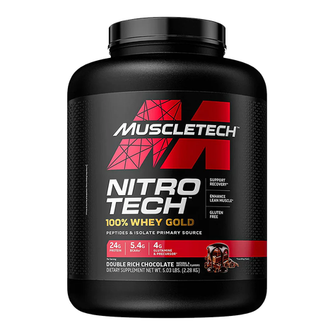 100% WHEY GOLD NITROTECH - 5 LIBRAS - CHOCOLATE-0