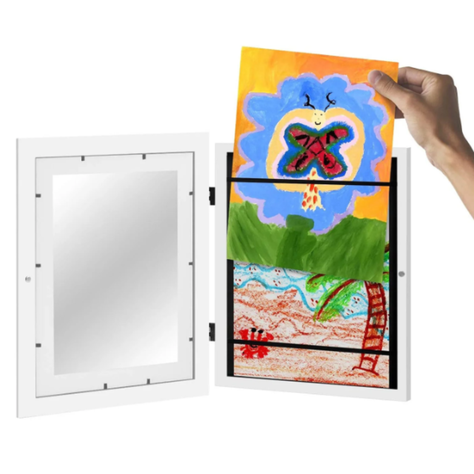 Marco De Arte Para Niños Con Dibujos Intercambiable-0