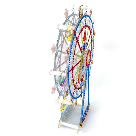 Pintura diamante - Puzzle Rueda de Chicago-1