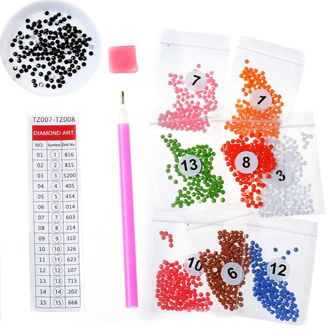 Kit stickers Pintura por Diamantes - Ratoncito divertido-3