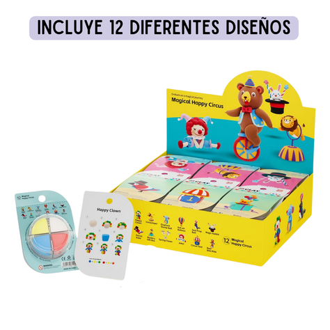 Arcilla Mágica Set x 12 Circo-1