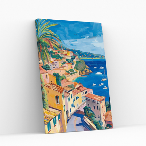 Pintura Con Números En Bastidor 60X75 Costa Brava - Painting By Numbers-0