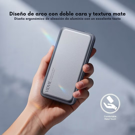Power Bank Aluminio 20.000 mAh - Vidvie Original-1