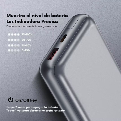 Power Bank Aluminio 20.000 mAh - Vidvie Original-2