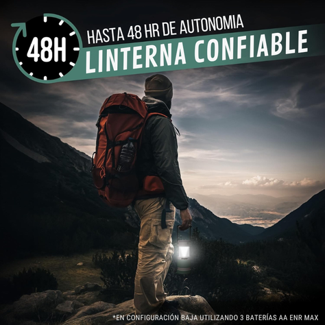 Foco Solar Recargable Hibrido Energizer Ipx4 500 Lumens-3