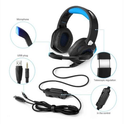 AUDIFONOS GAMER PHOINIKAS H-9 RGB-2