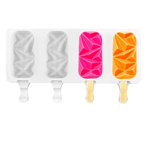 Molde Silicona Diamantes Molde Helados Molde Diamante Molde Magnum-0