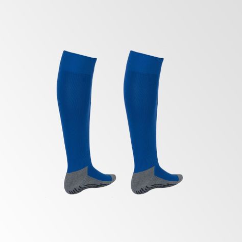 Media Fútbol Anti-Slip Azul Rey-1