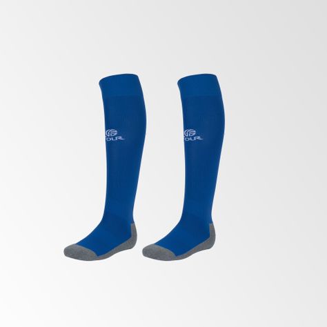 Media Fútbol Anti-Slip Azul Rey-0