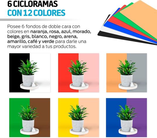 Mini Estudio Fotográfica 30x30 Caja Luz Fotografía Luces Led-4