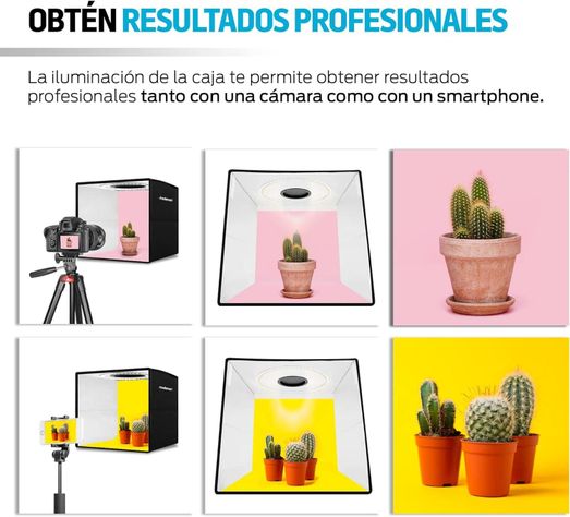 Mini Estudio Fotográfica 30x30 Caja Luz Fotografía Luces Led-6