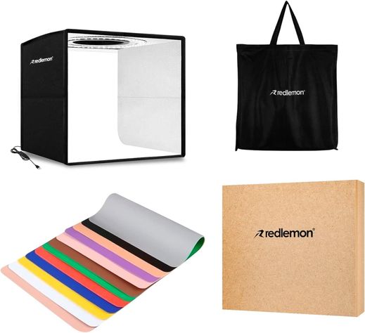 Mini Estudio Fotográfica 30x30 Caja Luz Fotografía Luces Led-7