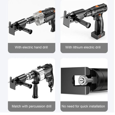 Adaptador Sierra Sable Caladora Serrucho Para Taladro Cambio-7