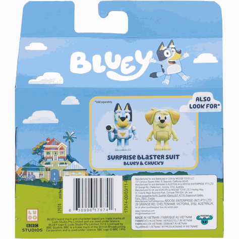 Bluey Pack 2 Figuras Chilli Y Bandit De Cuento De Hadas-4