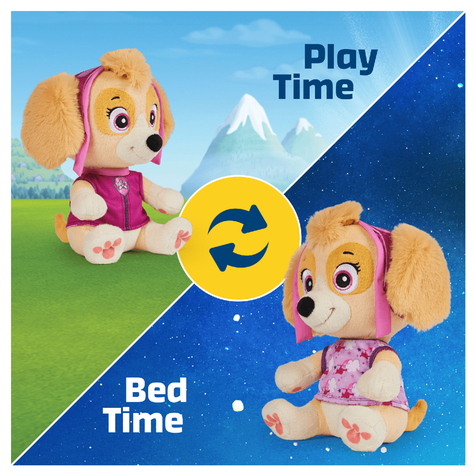 Paw Patrol Peluche Skye 25 Cm. La Hora De Dormir-4