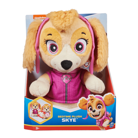 Paw Patrol Peluche Skye 25 Cm. La Hora De Dormir-6