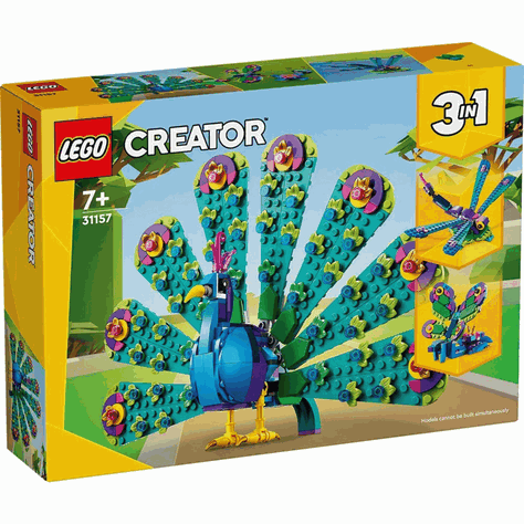Lego Creator 3 En 1 De 355 Piezas - Pavorreal Exótico-1