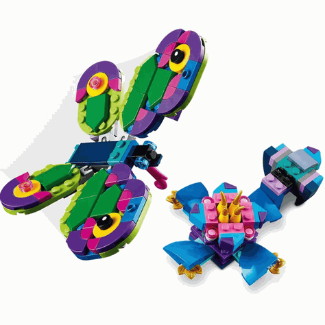 Lego Creator 3 En 1 De 355 Piezas - Pavorreal Exótico-4