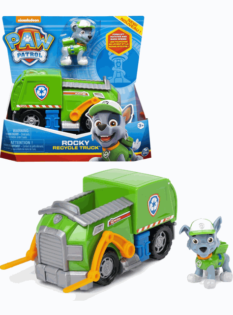 Paw Patrol Vehículo Mas Figura Rocky-0