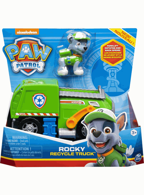 Paw Patrol Vehículo Mas Figura Rocky-5