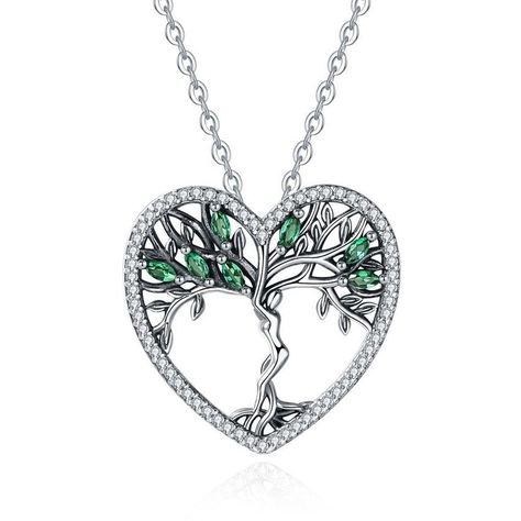 Collar Arbol De La Vida Plata 925-0