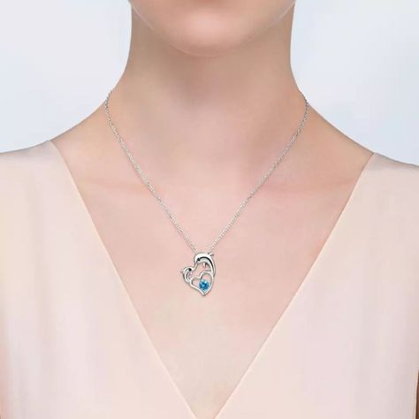 Collar Delfin Plata 925-2