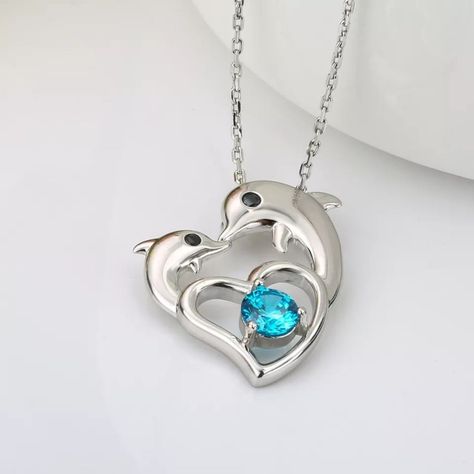Collar Delfin Plata 925-1